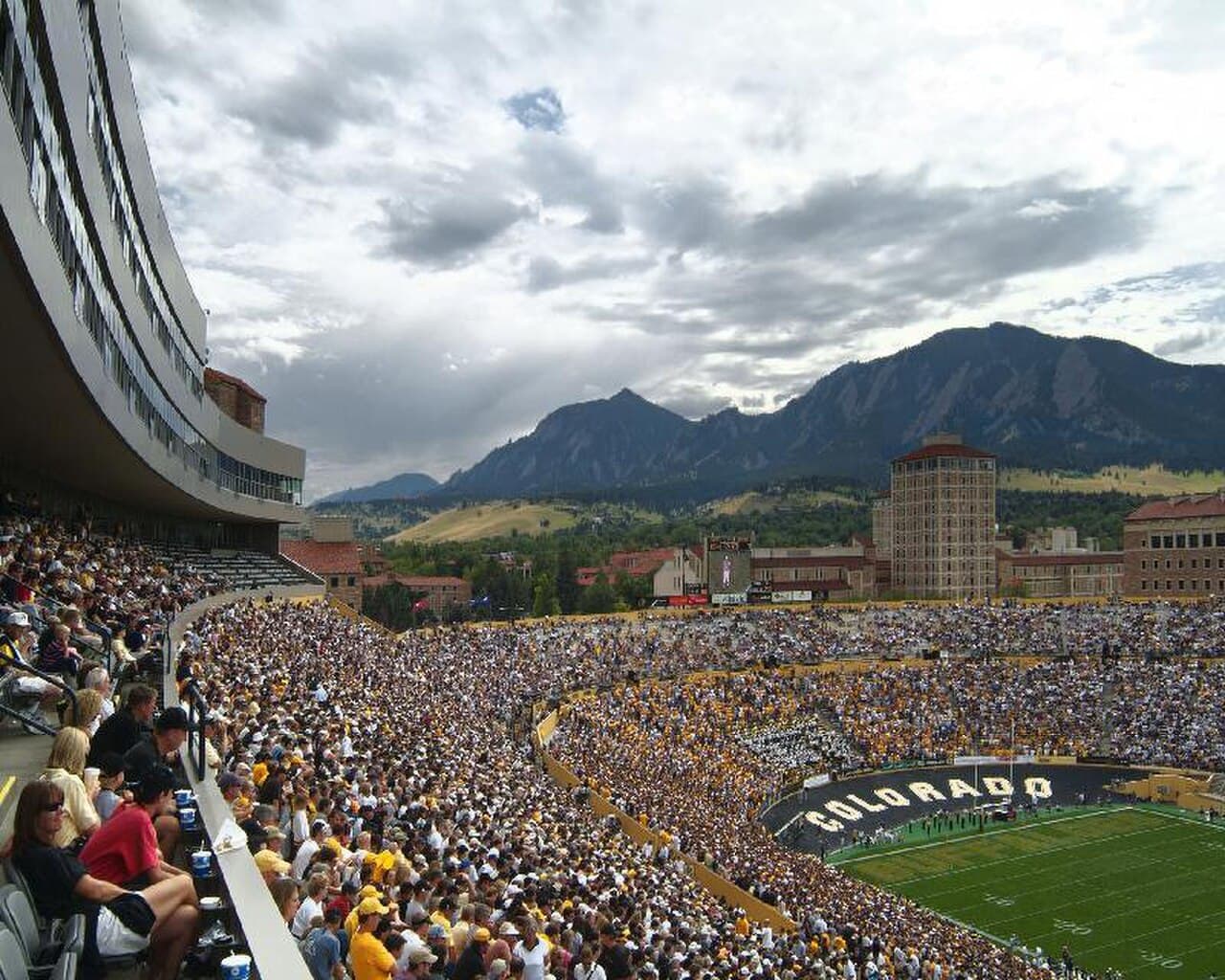 Folsom Field aerial view