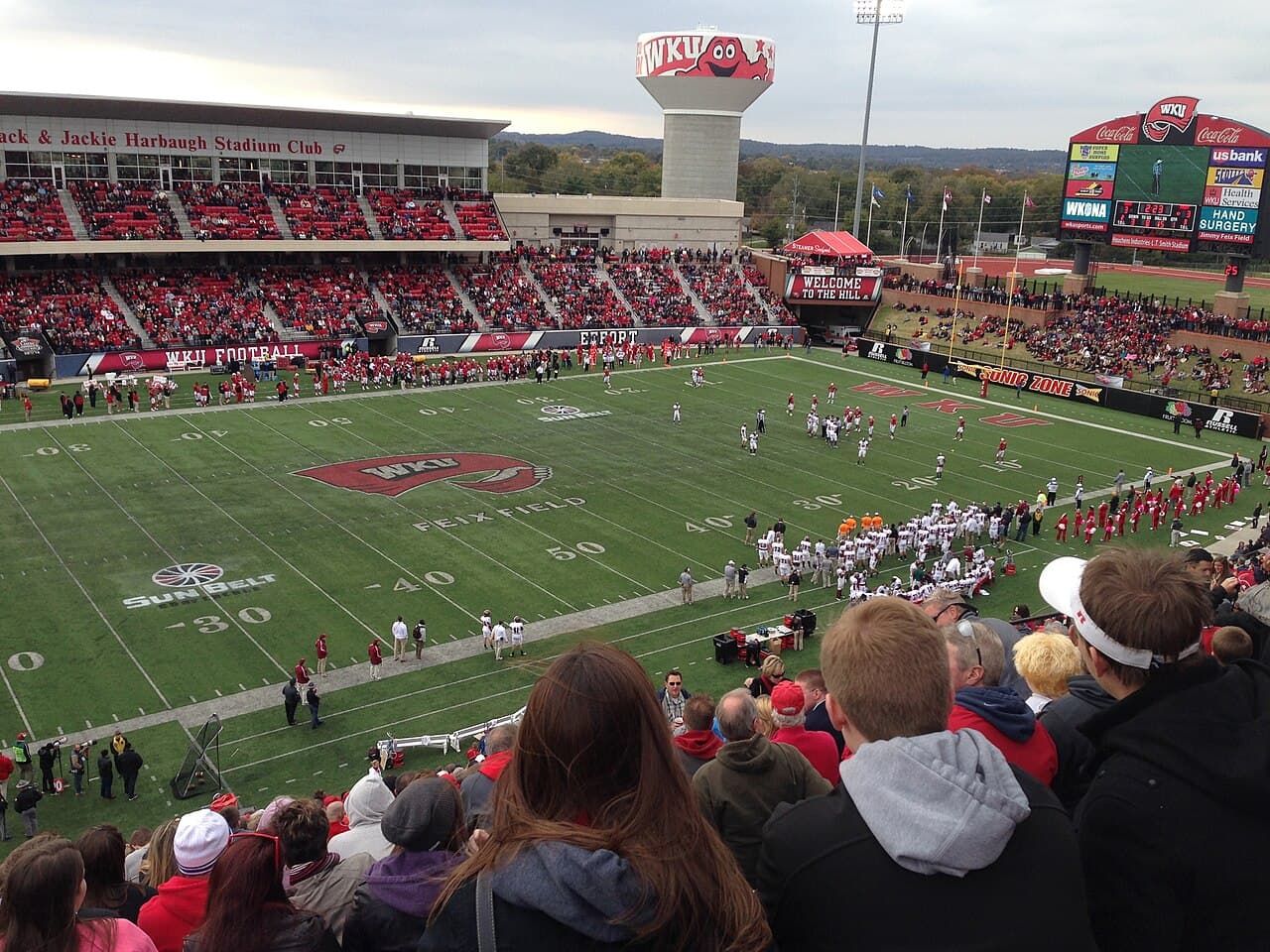 Houchens Industries-L.T. Smith Stadium aerial view