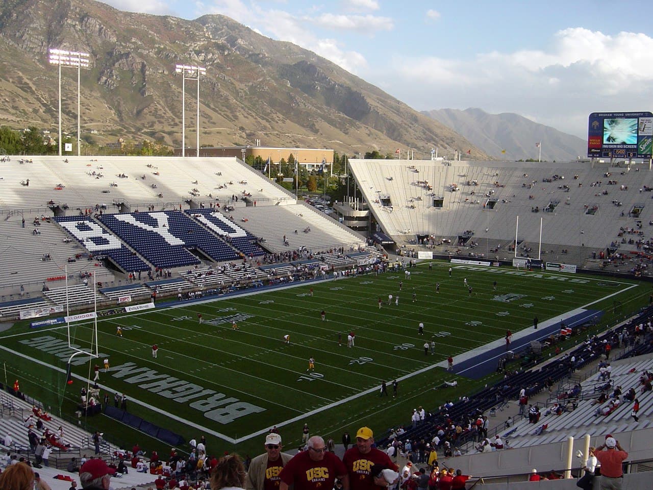 LaVell Edwards Stadium aerial view